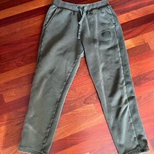 Puma Women's Olive Green  Joggers Sz Medium